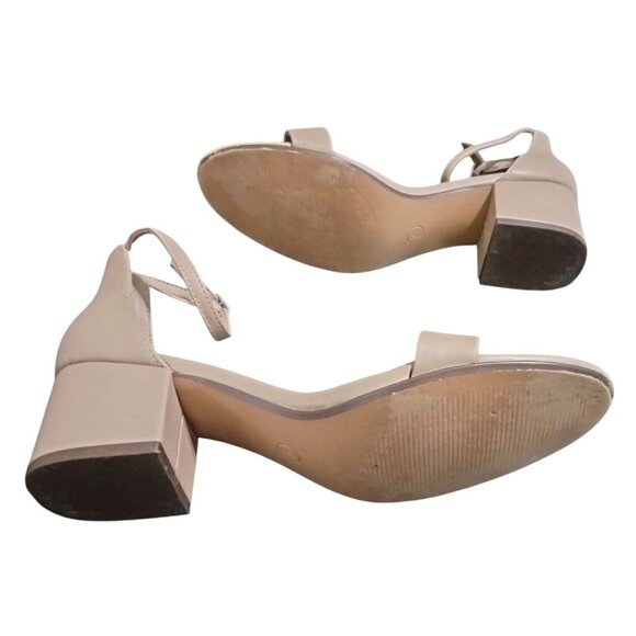 Amazon Essentials Size 9.5 Sandals Womens Block Heel Adjustable Ankle Strap - Picture 10 of 10